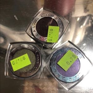 3 Unused Loreal Infallible eyeshadows
